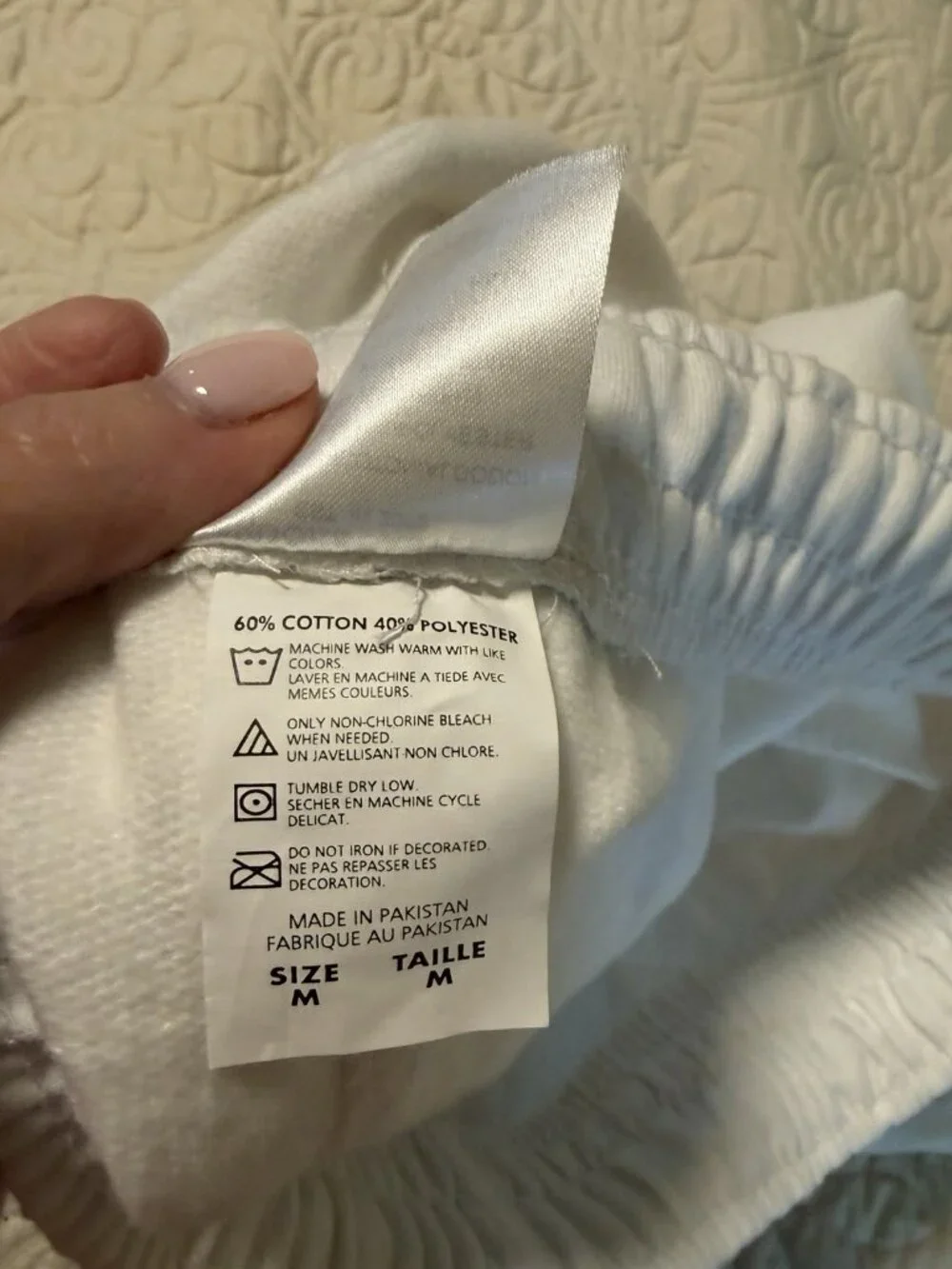 Crooks & Castles White Medium Sweat Pants NEW - Picture 8 of 8